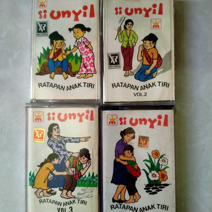 PAKET KASET PITA SI UNYIL - RATAPAN ANAK TIRI VOL 1 - 4