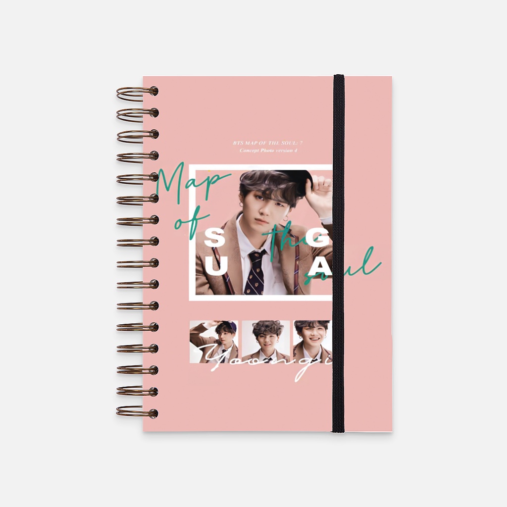 

Hard Cover Notebook Suga BTS MOTS7 | gmwm #101