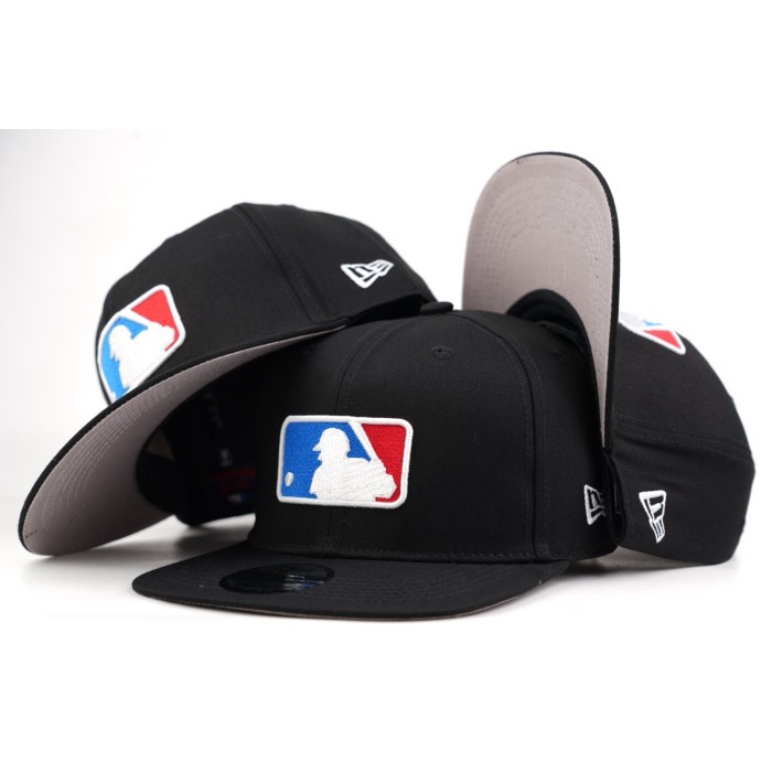 Topi Snapback Original Import MLB Baseball Cap Distro Fashion - Hitam