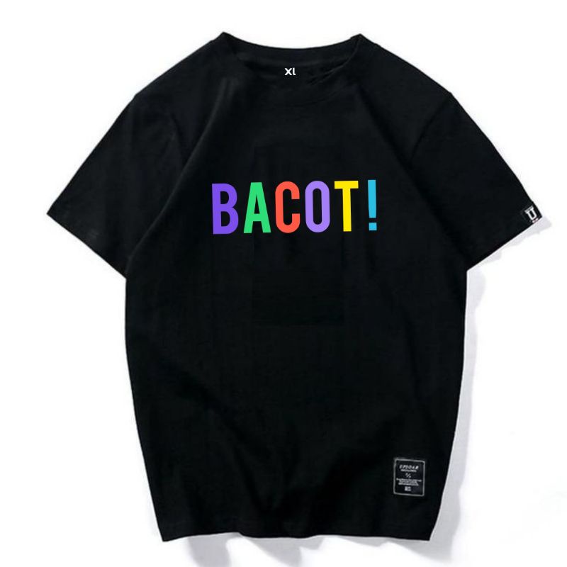 Kaos distro tulisan BACOTT original berkualitas