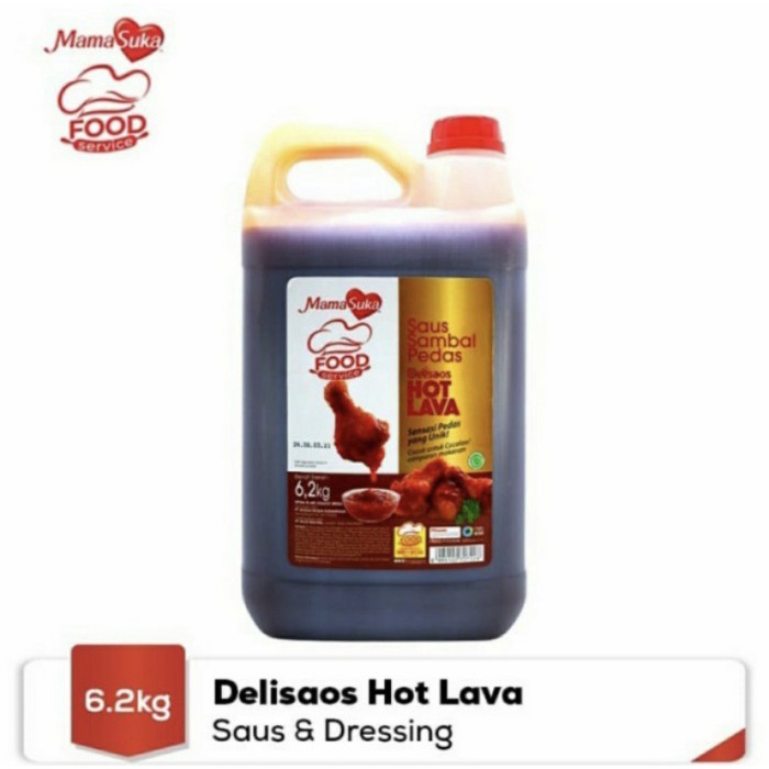 

MAMASUKA Delisaos Hot Lava 6.2kg Derigen khusus INSTANT / SAMEDAY