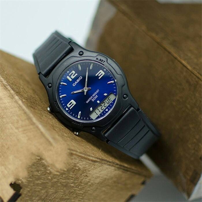 Original 100% CASIO AW-49HE-2AVDF Jam Tangan Unisex AW49HE AW-49HE-2A Garansi Resmi 1 Tahun