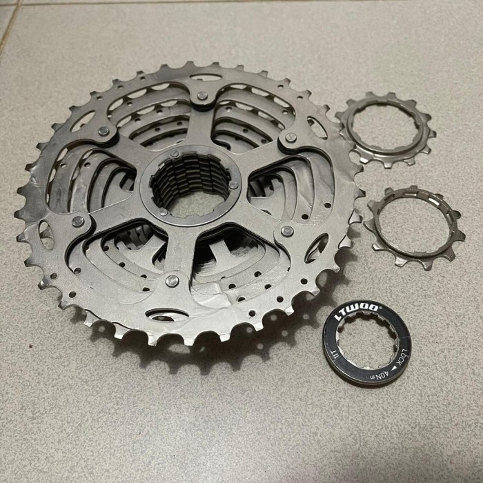 Sprocket Sproket 11 Speed 11-36T LTWOO Cassete untuk Roadbike Gravel