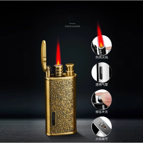 Cool Straight Turbine Torch Lighter / Lighter Korek Api Unik