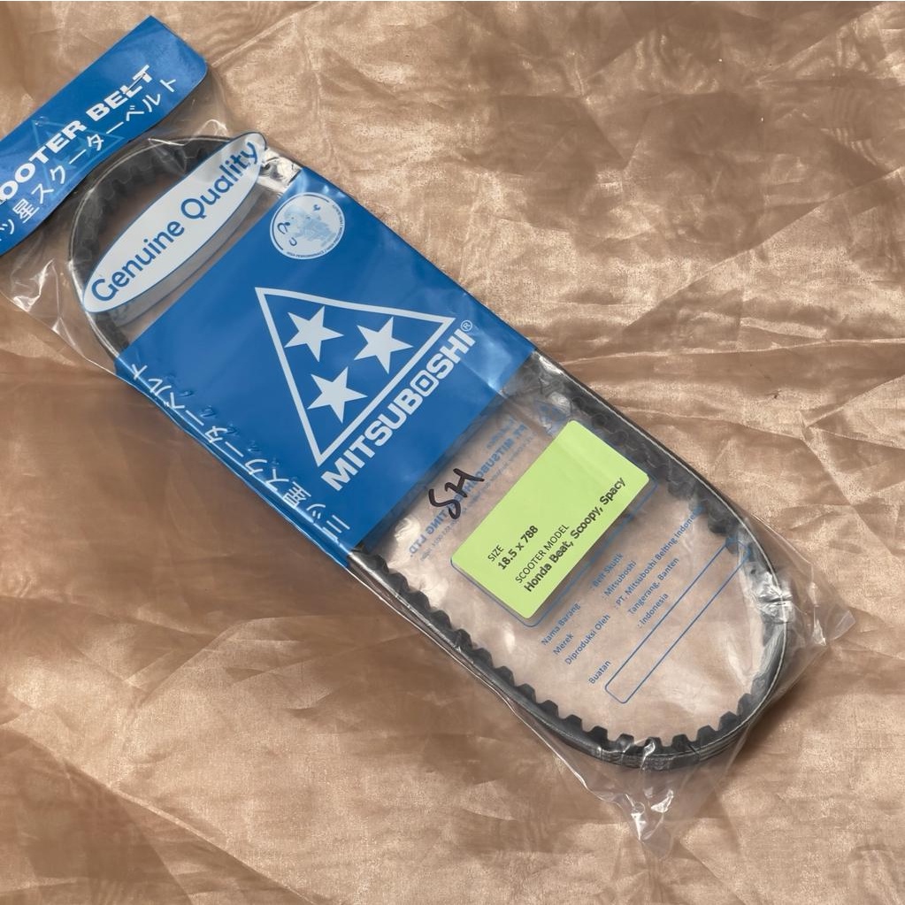 V-BELT BEAT SCOOPY KARBU MITSUBOSHI VENBELT HONDA SPACY KARBU