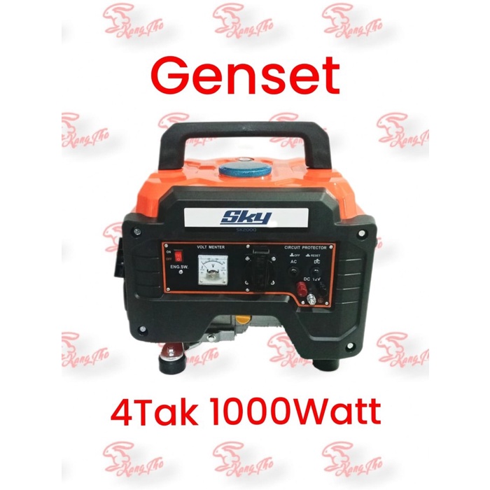 Gasoline Generator Genset 1000 watt 4Tak