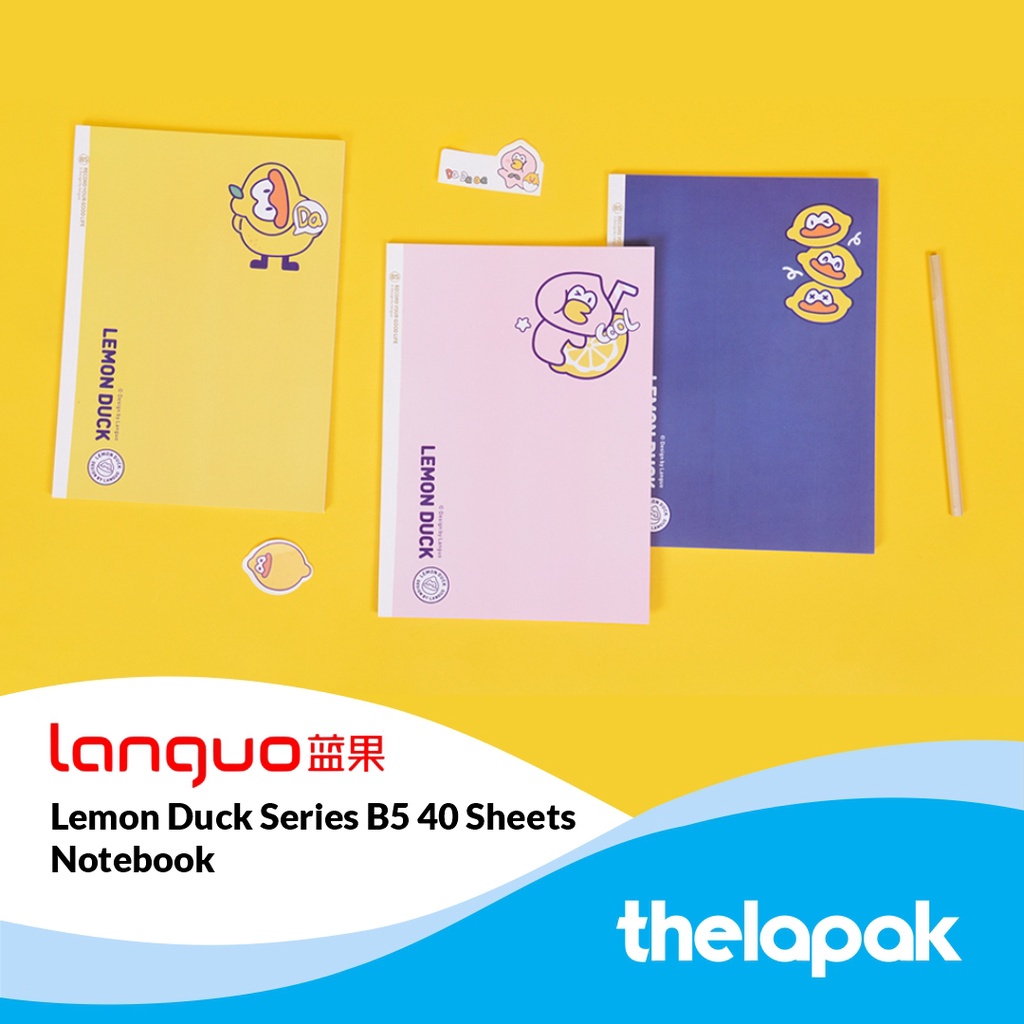 

Buku Tulis B5 Languo Lemon Duck Series 40 Sheets Notebook