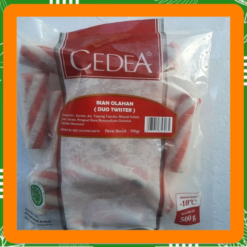 

Cedea duo twister ikan olahan 500 gr sunfish udang gulung Best Seller