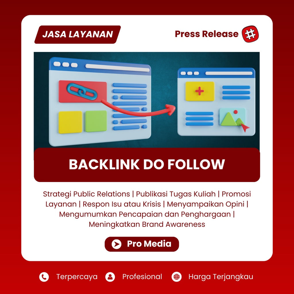 Backlink Do Follow Media Press Release Jasa Publikasi Artikel Berita Online