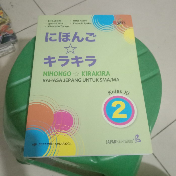 nihongo kirakira bahasa Jepang untuk kelas 11 SMA Erlangga