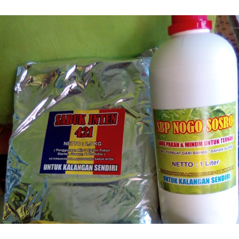 Serbuk 421 + SBP NogoSosro Suplemen Unggas Tangguh Rajin Bertelur Pola NSI
