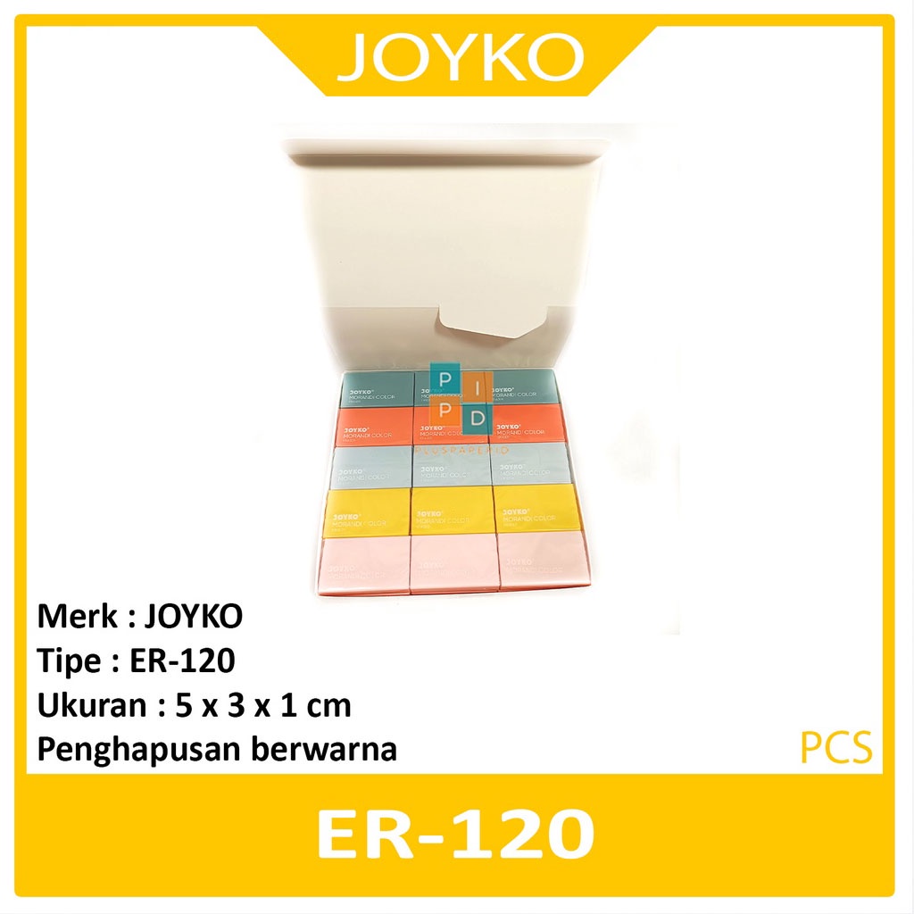 

JOYKO - Penghapus Sedang ER-120 Berwarna - Pcs