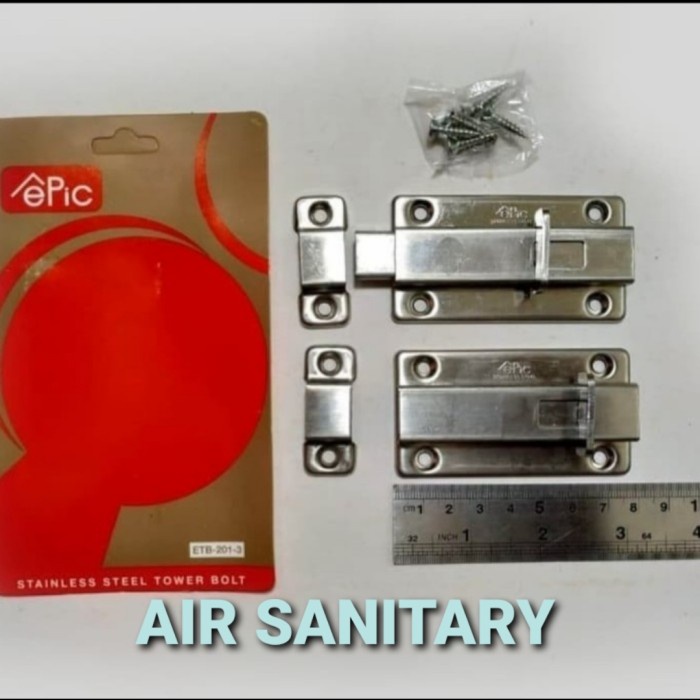 Grendel pintu Epic stainles model slot