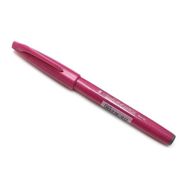 

Pentel Touch Brush Sign Pen - Pink