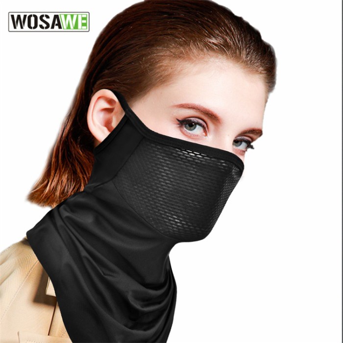 Masker Balaclava Outdoor Sport Half Face Merk  WOSAWE BL348