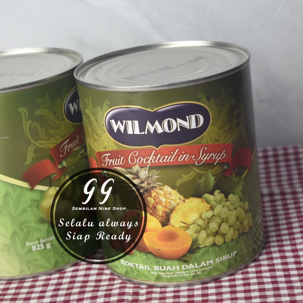 

WILMOND FRUIT COCKTAIL in syrup 825 Gram Import AFRIKA Koktail Buah Dalam Sirup
