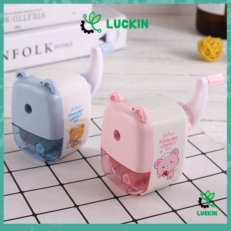 

Rautan putar mini / serutan meja karakter Lucu Hadiah