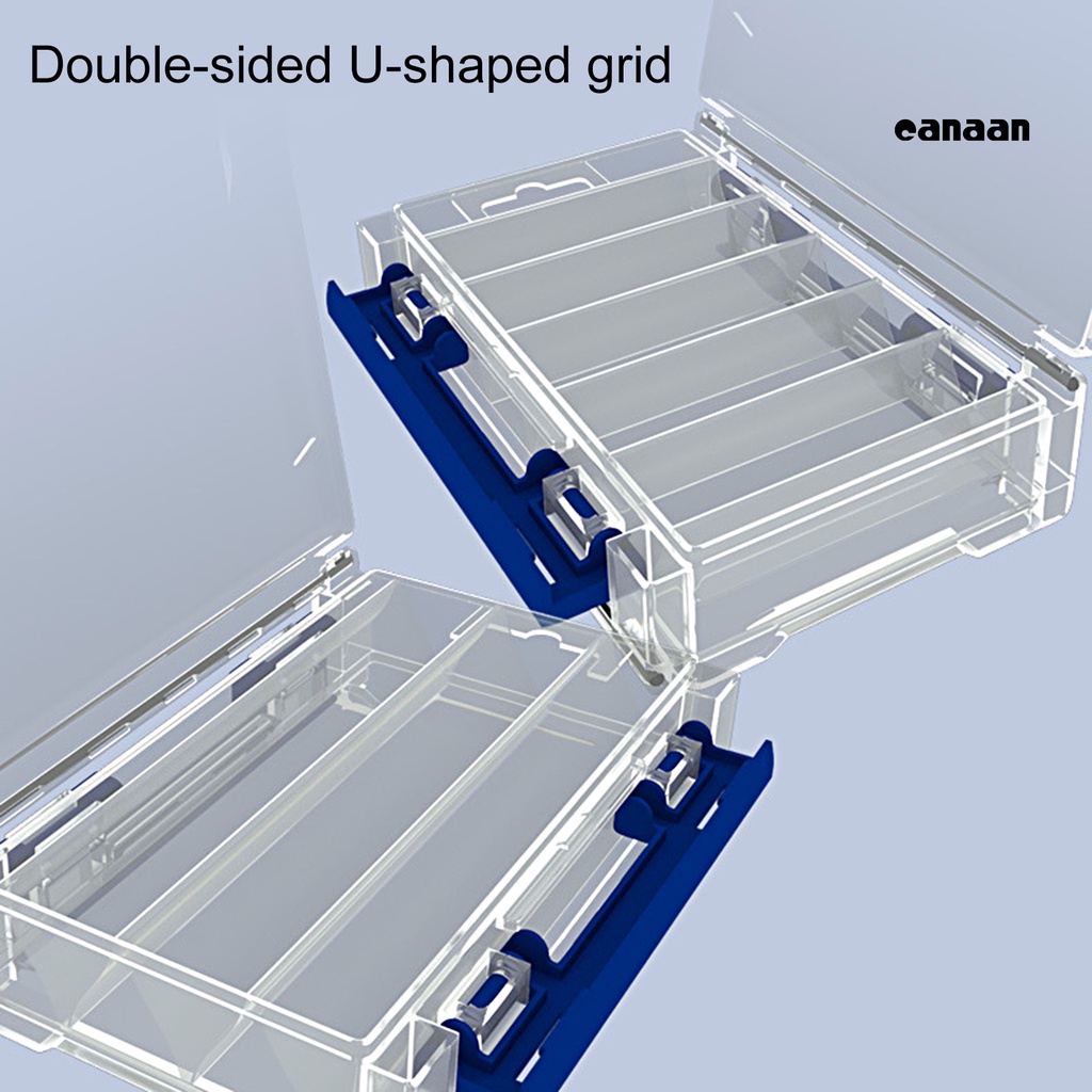 Cnn-memancing Lure Storage Box Multifungsi Kapasitas Besar Portabel Safety Lock Hard Gear Storage Tahan Aus Dua Sisi Lure Hook Aksesoris Box Untuk Outdoor Angling