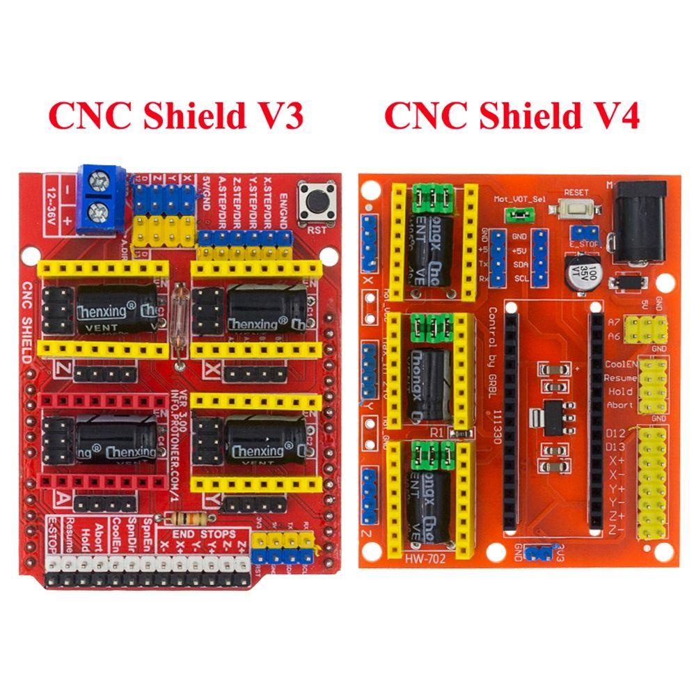 Populer 2pcs Papan Ekspanding Printer 3d Stepper Motor Untuk Arduino Diy Kit Perisai V3