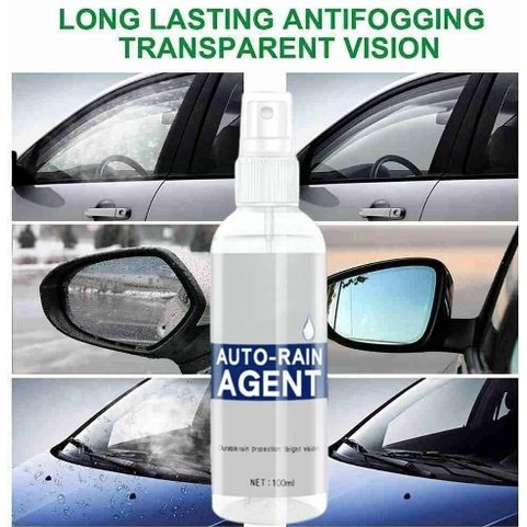 SPRAY EFEK DAUN TALAS anti embun kaca mobil motor helm hydrophobic anti air fog