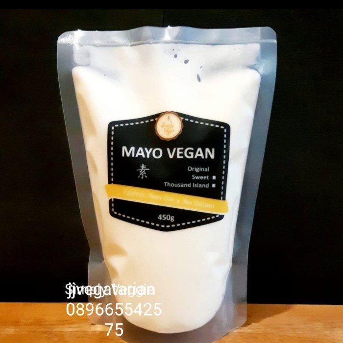 

[Ready-Stock] vegetarian mayonaise vegan / vegetarian mayonnaise vegan / mayo vegan