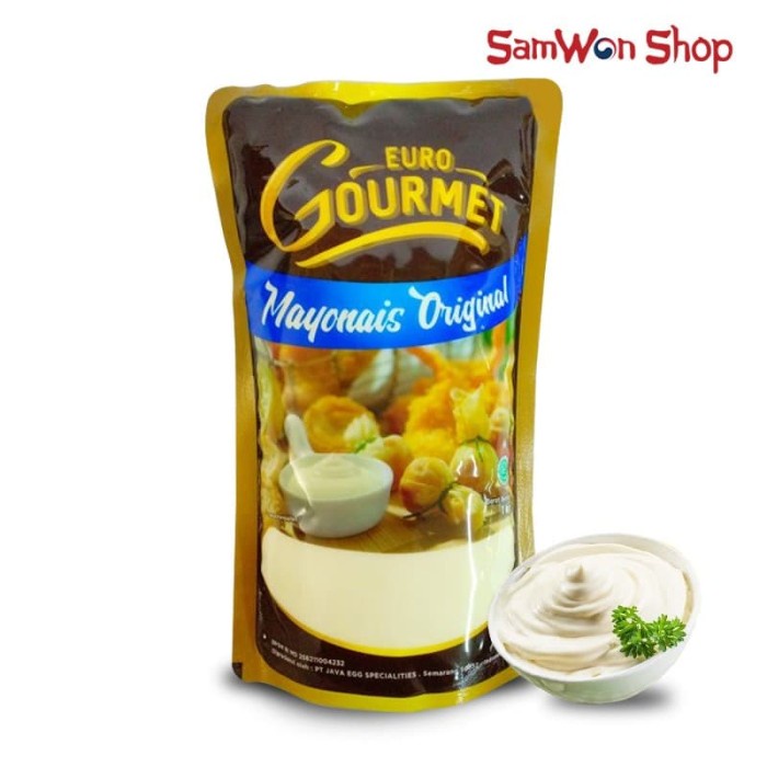 

[Ready-Stock] EURO GOURMET MAYONAISE ORIGINAL KEMASAN POUCH 1 KG
