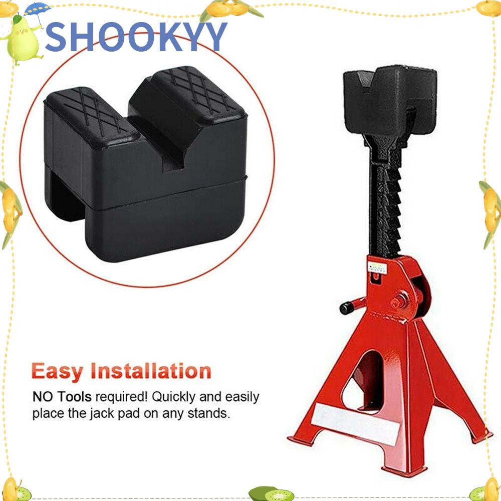 Chookyy Rubber Pads Universal Tahan Lama Dengan Slot Jack Stand