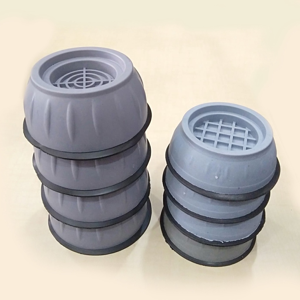 Alas Kaki Mesin Cuci Silicone Karet Peredam Anti Getaran 4PCS