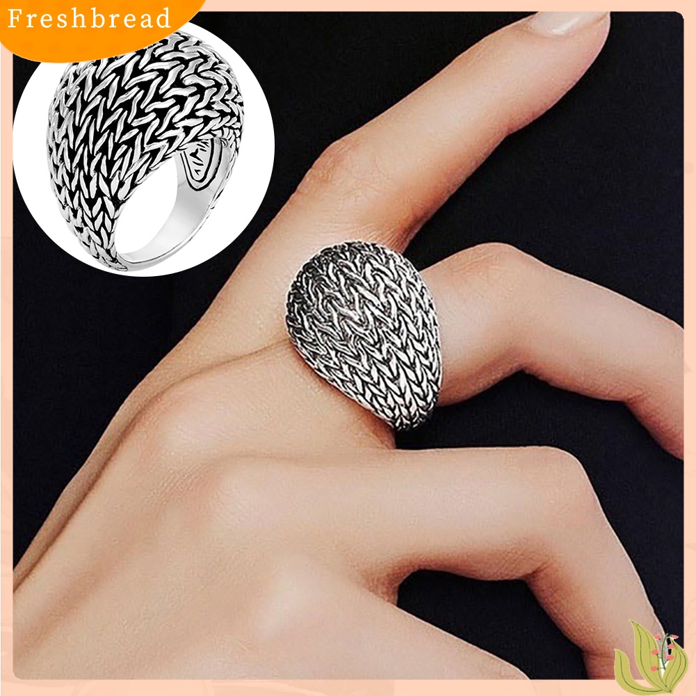 &lt; Freshbread &gt; Band Sarang Burung Punk Pria Wanita Perjamuan Cocktail Pesta Jari Cincin Hadiah Ulang Tahun