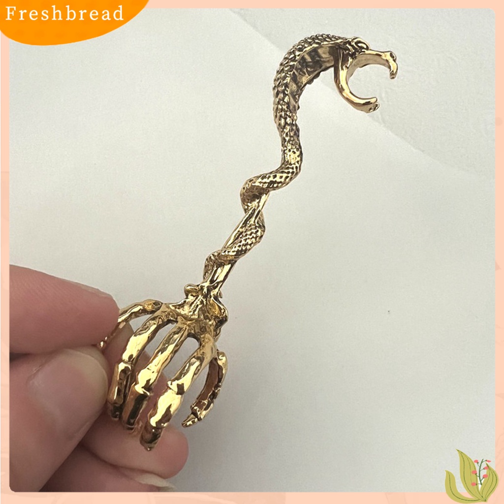 &lt; Freshbread &gt; Membuka Mulut Grip Berlebihan Pemegang Cincin Adjustable Mendominasi Naga Jari Cincin Perhiasan Aksesori