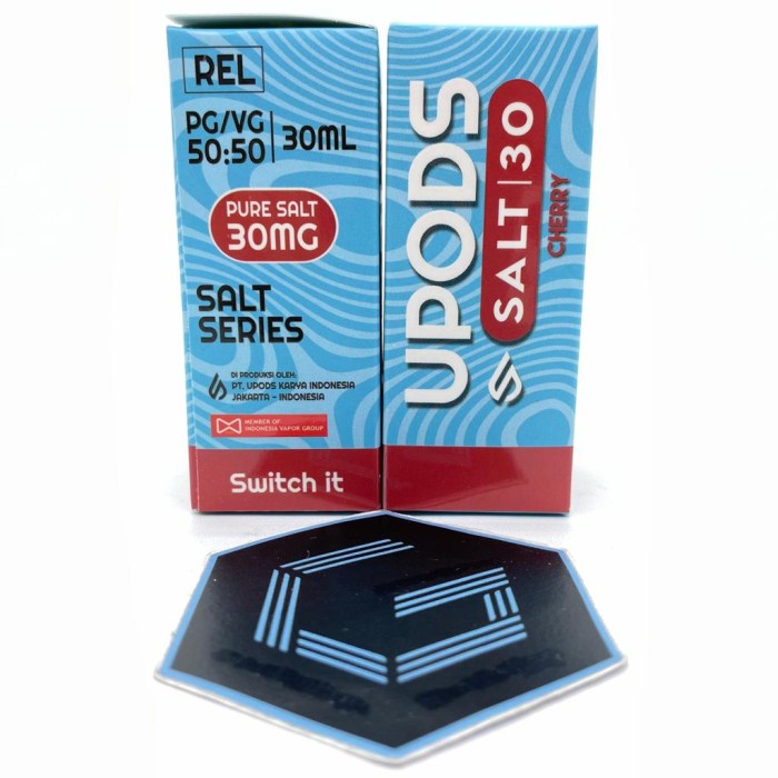 [SALT 30mg] - Upods CHERRY SALT 30ml 30mg by Upods Liquid Pods Ceri