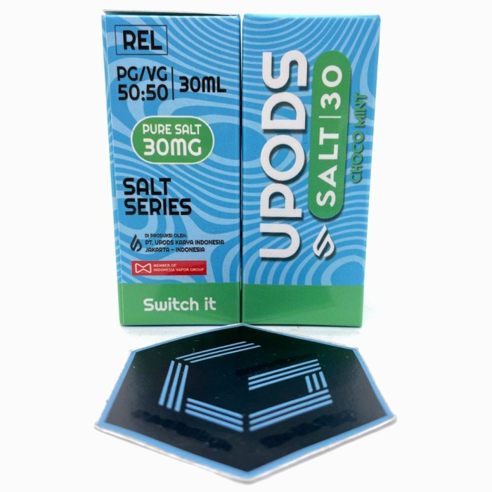 [SALT 30mg] - Upods CHOCO MINT SALT 30ml 30mg by Upods Liquid Pods