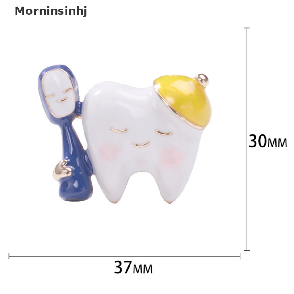 Mornin Pin Bros Gigi Enamel Lucu Untuk Wanita Fashion Perhiasan Gaun Pesta Mantel Aksesoris Hadiah id