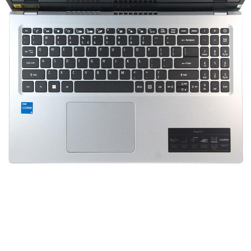 LAPTOP ACER ASPIRE 5 A515-56-59H2 CORE I5-1135G7 RAM 16GB SSD 512GB NVME 15.6 INCH FULL HD WARNA SILVER