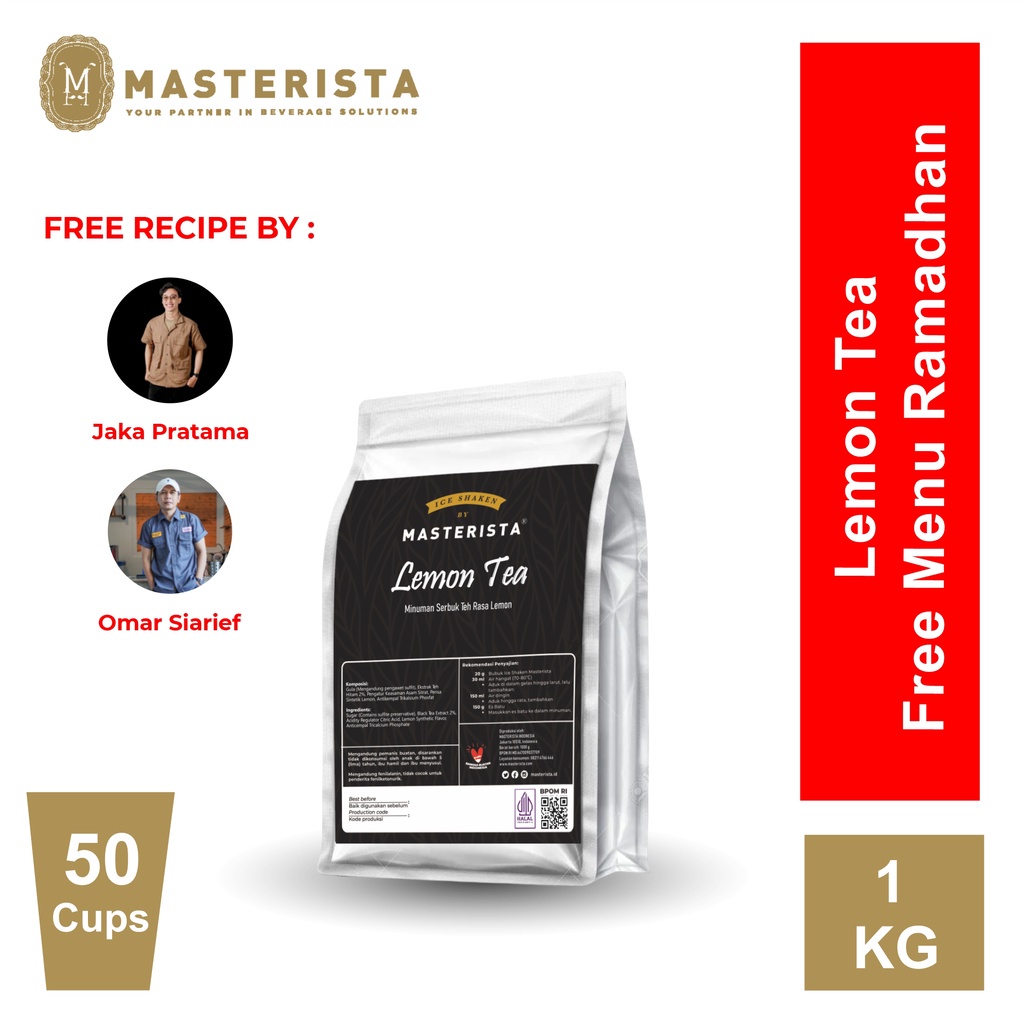

Ready Stock-Cod Bubuk Minuman Masterista Lemon Tea 1kg / Bubuk Minuman Rasa Lemon / Bubuk Lemon Tea