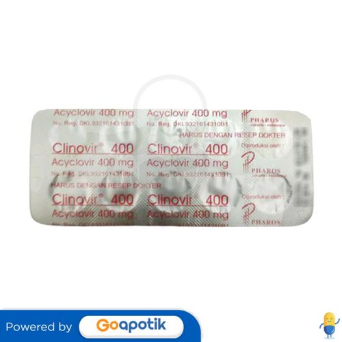 CLINOVIR 400 MG STRIP 10 TABLET