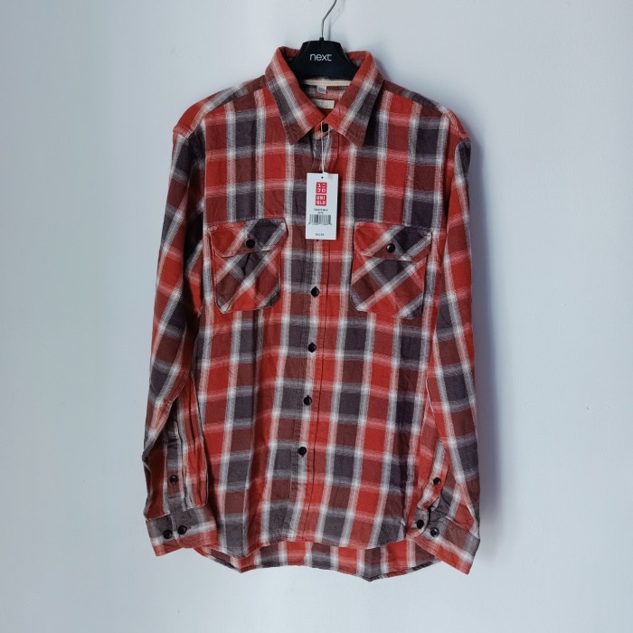 uniqlo kemeja flanel pria uniqlo murah