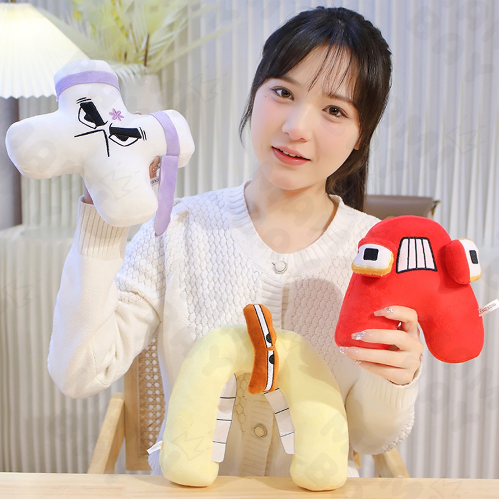 Mamibayi Mainan Boneka Anak Bayi Model Huruf Lembut Bantal Lucu