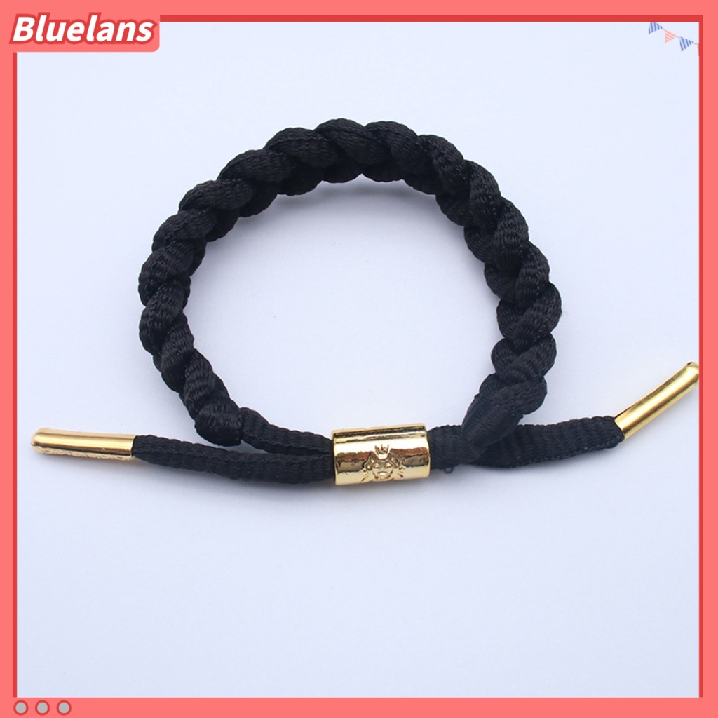 {In Stock} Adjustable Handmade Anyaman Hologram Reflektif Gelang Dikepang Gelang Aksesoris Fashion