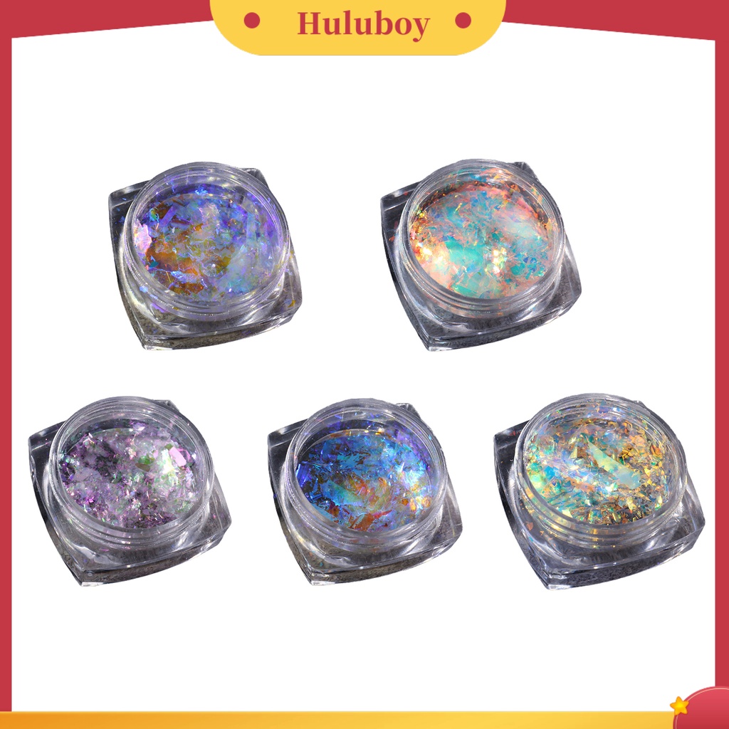 {In Stock} 1botol Manicure Glitter Tidak Berbahaya Portable Nyaman Cellophane Nail Art Payet Pecah Untuk Perempuan