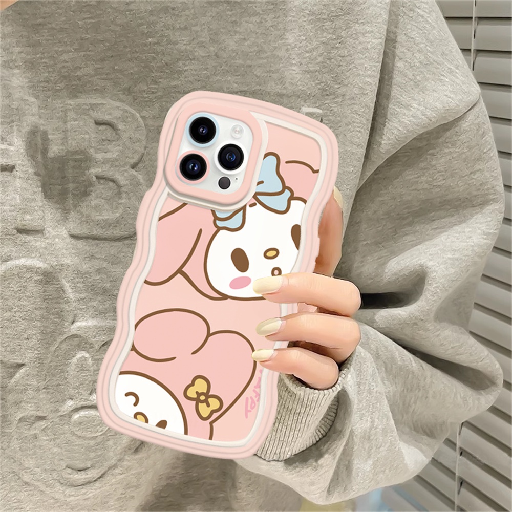 Casing Untuk iPhone14 Plus 14 Pro MAX iPhone 13 Pro MAX 1PRO MAX12 Pro MAX XR XS MAX 6 6S 7 8 Plus SE 2020 Pacha Dog Dan Merlot Curved Edge TPU Phone Case Binteacase