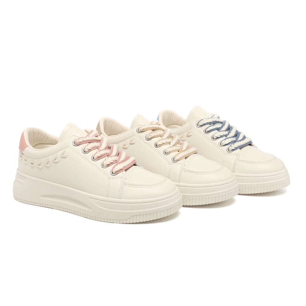 SHOEGALLERY &quot;FREE BOX&quot; LV0274 Sepatu Sneakers Kasual Wanita Fashion Korea Import Kets Simple Kekinian