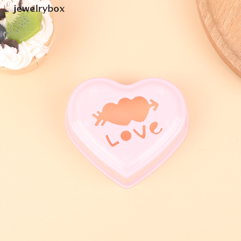 [jewelrybox] 1pc Kitchen Breakfast Love Cetakan Sandwich Roti Biskuit Embosser Kue Alat Butik