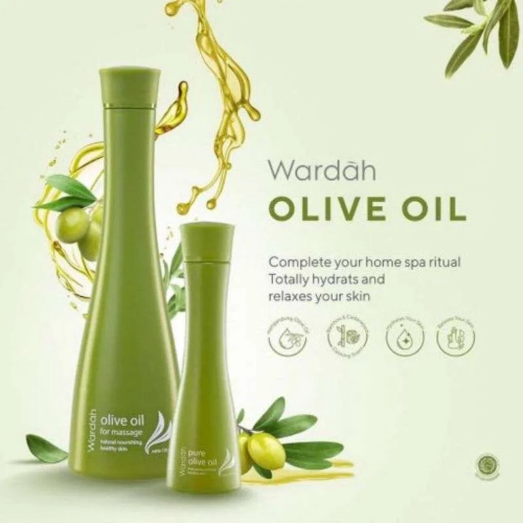 WARDAH Olive Oil For Massage 150ml / Apple_kosmetik