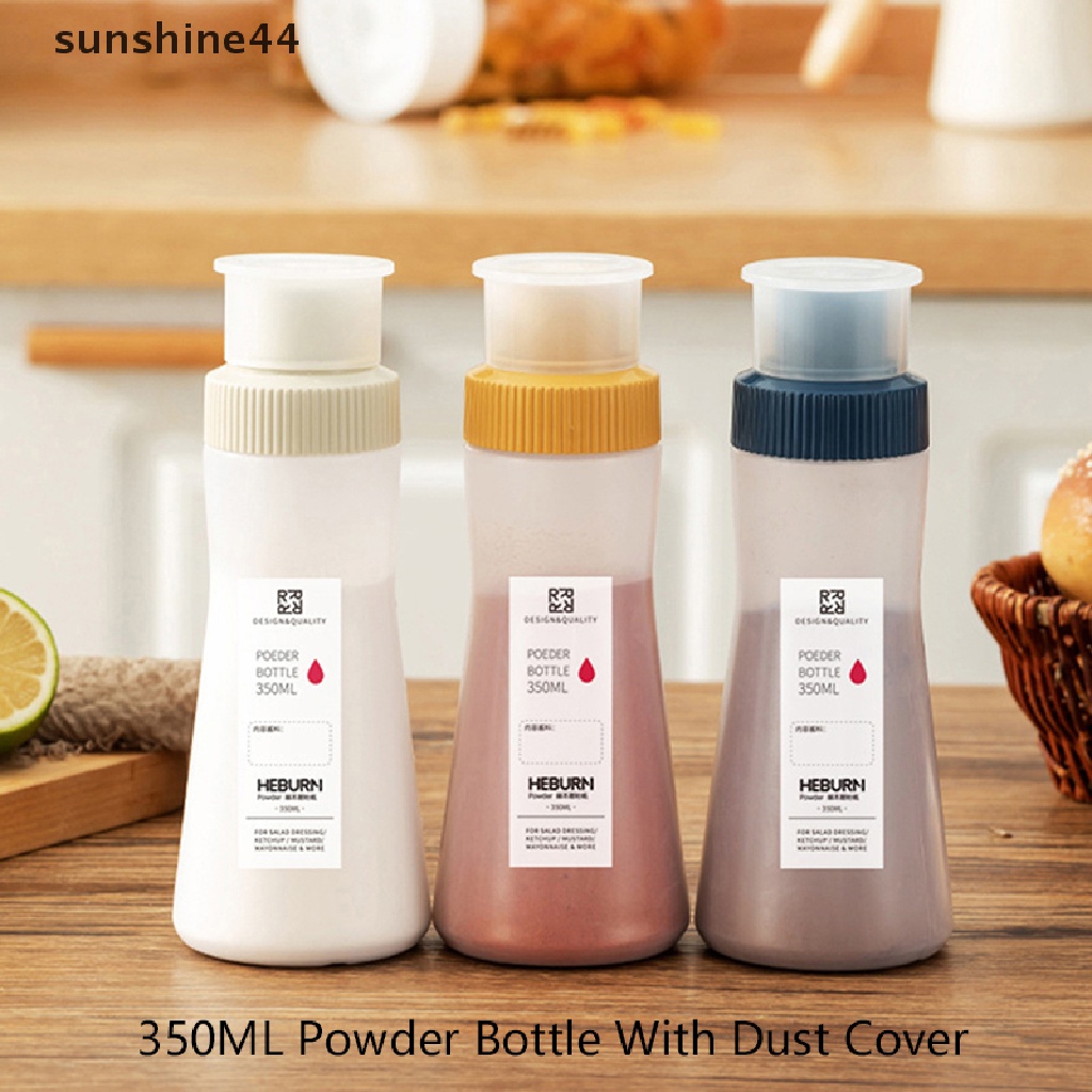 Sunshine 350ml Toples Garam Gula Lada Botol Bumbu Dengan Label Kitchen Tools ID