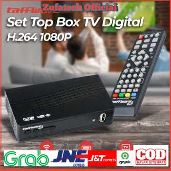 Taffware Bien4 Digital Satellite TV Tuner Box Receiver H.264 1080P - Black - 7RMP12BK