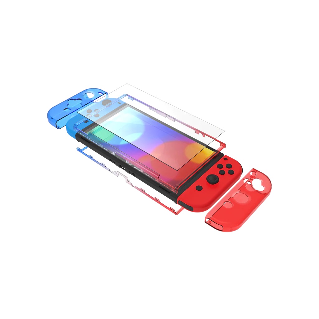 Nintendo Switch Nyko Thin Case Oled - Red Blue