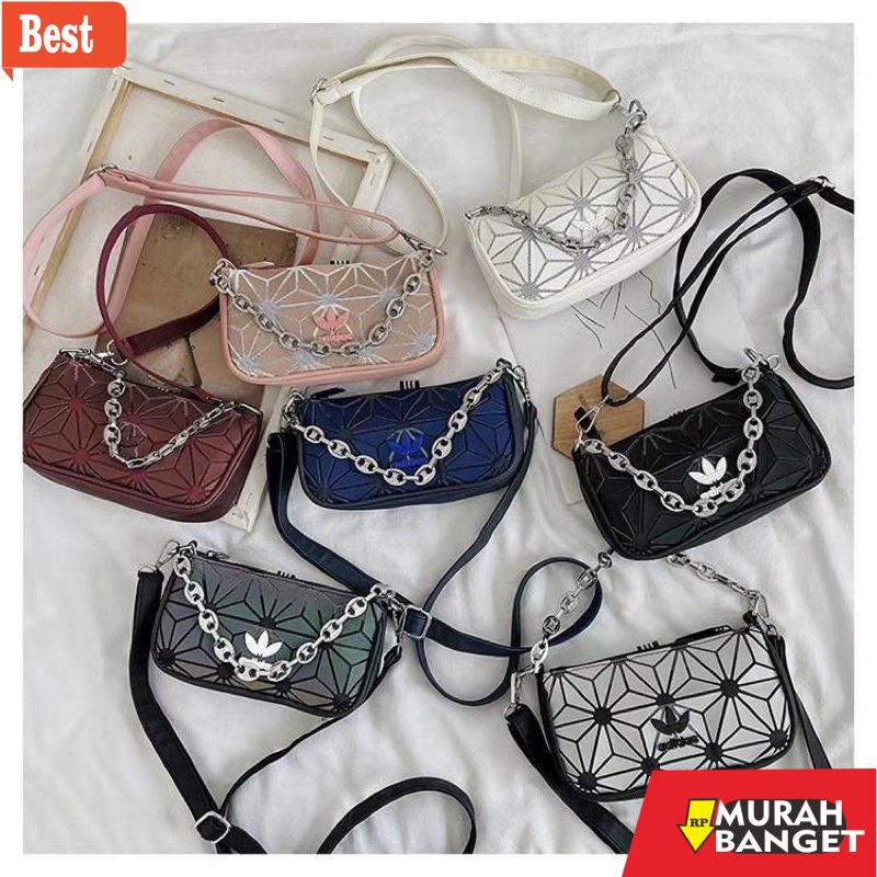 Tas selempang wanita edisi lebaran- SLINGBAG ADIDAS CHAIN CHUNCKY / TAS ADIDAS / SLINGBAG ADIDAS / T