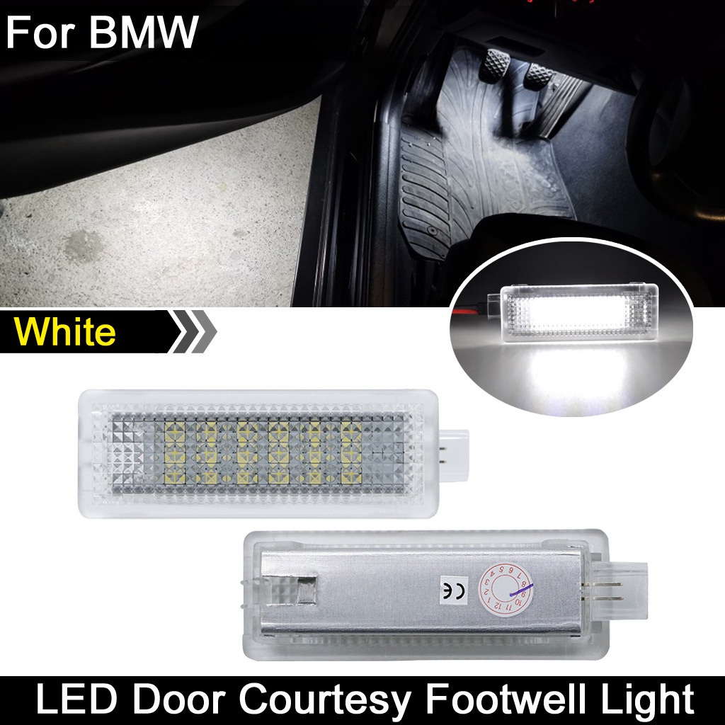 2pcs LED Bawah Pintu Milik Interior Footwell Light Luggage Trunk Glove Box Lamp Untuk BMW E60 E87 E70 E90 E92 E63 E65 E85 M3 E89