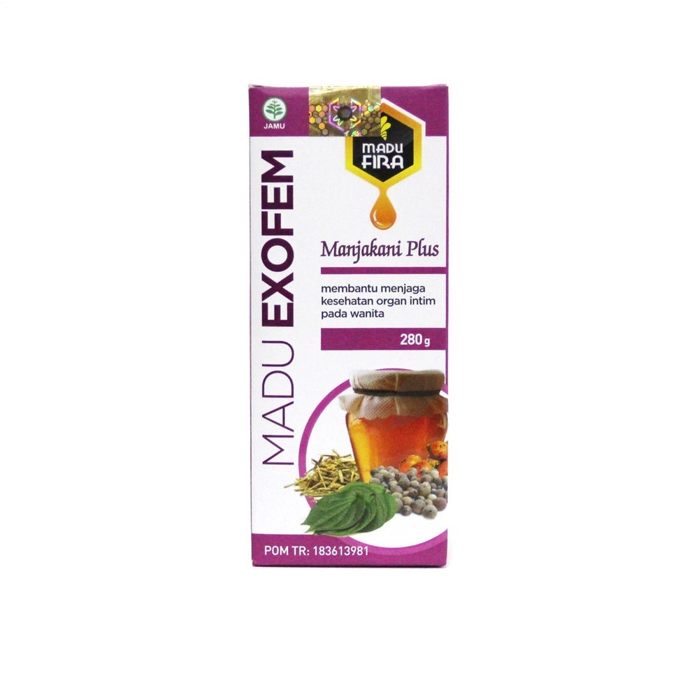 MADU EXOFEM Original Madu Fira 280g BPOM Halal | Madu Herbal Manjakani Atasi Keputihan - Bau Tak Sedap Mengurangi Nyeri Haid - Merawat &amp; Membersihkan Organ Intim Kewanitaan